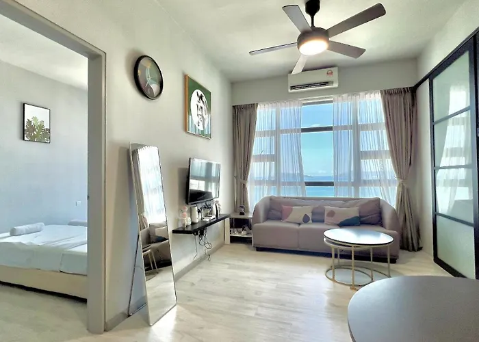 Jq Unity Homestay 2 High Floor Seaview Netflix 6Pax